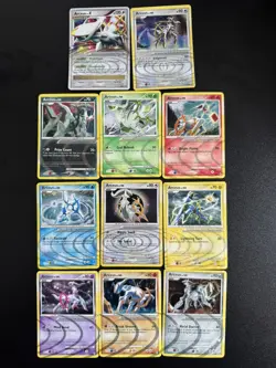 Pokemon TCG COMPLETE - LP LV100 Arceus AR Set 1-9 - Holo Ripple Foil LP-NM - Image 2