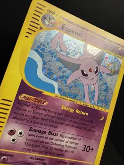 Pokemon Espeon Aquapolis Holo Rare H9/H32 - Image 3