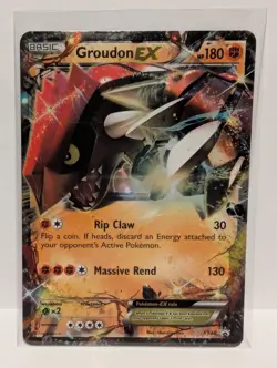 Pokemon TCG | Groudon EX XY42 Black Star Promo Holo MP - Image 1