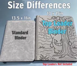 Pokemon XL TOP LOADER Binder Mimikyu/ Made To Order! Engraved/Shipped In USA - Image 2