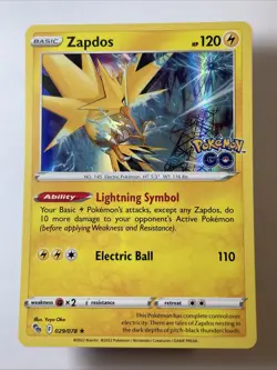 Zapdos 029/078 - Pokemon GO Holo (NM) - Image 1