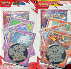 POKEMON TCG DESTINED RIVALS PREMIUM CHECKLANE BLISTER PACK ART SET X2 *SEALED* - Image 1