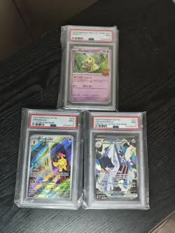 Pokemon MINT PSA 9 **3 SLABS**(ARMAROUGE #203, ARCHALUDON EX #241, MIMIKYU #037) - Image 1