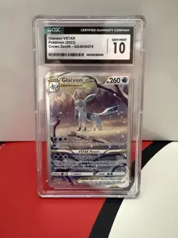 2023 Pokemon Glaceon VSTAR Crown Zenith Galarian Gallery GG40/GG70 CGC 10 - Image 1