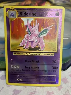 Nidorino 44/108 Reverse Holo Uncommon XY Evolutions Pokemon TCG Near Mint - Image 1