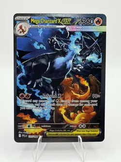 Mega Charizard X EX SIR 125/094 Phantasmal Flames English Pokemon TCG Pack Fresh - Image 1