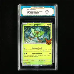 TQG 9.5 MINT+ 2024 Pokemon ENG Teal Mask Ogerpon 024/167 R - Image 2