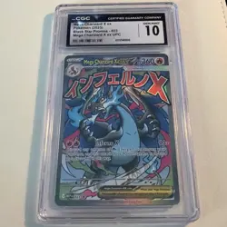 Pokemon Mega Charizard X ex 023 Black Star Promo UPC English CGC 10 Graded - Image 1