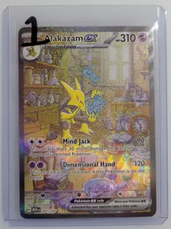 Alakazam ex 201/165 Sv: Pokemon Scarlet & Violet 151 Holo NM (1 of 2) - Image 3