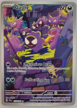 Gastly 177/162 SV05: Pokemon Temporal Forces Holo NM (1 of 2) - Image 1
