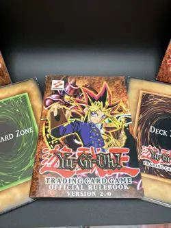 Yu-Gi-Oh! TCG Official Rule Book Versions 2.0, 3.0 x2, and 4.0 x2 & 4 Play-mats - Image 2