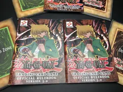 Yu-Gi-Oh! TCG Official Rule Book Versions 2.0, 3.0 x2, and 4.0 x2 & 4 Play-mats - Image 3