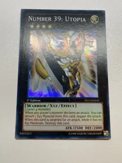 Yu-Gi-Oh! Number 39: Utopia Super Rare 1st Edition YS13-EN041 MP - Image 1