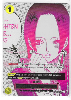 ONE PIECE Boa Hancock, You'll Frighten Me... ♡ Alt Art OP14-118 English - Image 1