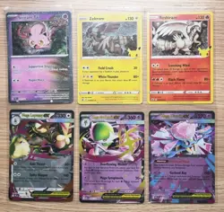 Pokemon Card Lot x10 - 2 Full Arts + 3 Mega EX + 2 Stamped Rares + Holos -Bundle - Image 2