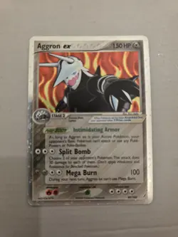 Pokemon Aggron EX 89/100 Ultra Rare Holo EX Crystal Guardians 2006 - Image 1