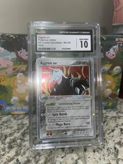 Aggron ex Holo #89/100 - Pokemon EX Crystal Guardians - CGC 10 Gem Mint - Image 5
