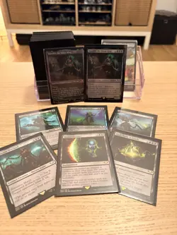 Magic MTG Warhammer 40k - Necron Dynasties Commander Precon Deck Boxed & Sleeved - Image 2