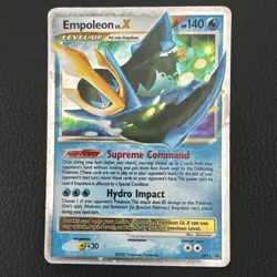 Empoleon LV.X - DP11 - Pokemon Diamond & Pearl Promo Ultra Rare Card MP - Image 1