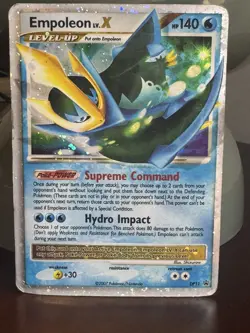 Empoleon LV.X DP11, Diamond & Pearl: Holo Collection, MP, Pokemon TCG - Image 3