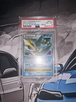 2007 Pokemon Diamond & Pearl Black Star Promo Empoleon LV. X DP11 PSA 8 NM - Image 1