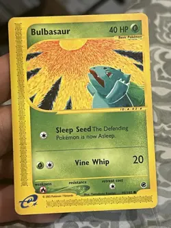 Bulbasaur 95/165 2002 Expedition Pokemon Card TCG WOTC Vintage Non Holo - LP - Image 1