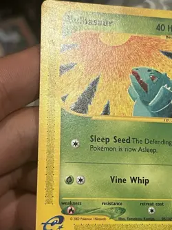 Bulbasaur 95/165 2002 Expedition Pokemon Card TCG WOTC Vintage Non Holo - LP - Image 3