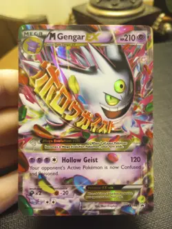 Mega Gengar EX #XY166 Holo full art Pokemon Promo 2016 - Image 1