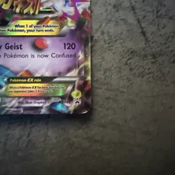 Pokemon TCG Holo SHINY 2016 XY Black Star Promo M Gengar EX (XY166) *UNGRADED* - Image 4