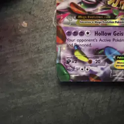 Pokemon TCG Holo SHINY 2016 XY Black Star Promo M Gengar EX (XY166) *UNGRADED* - Image 5