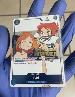 One Piece Girl OP14 Release Event Foil Winner Card P-096 Psa Ready - Image 2