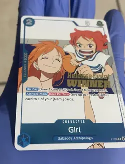 One Piece Girl OP14 Release Event Foil Winner Card P-096 Psa Ready - Image 4