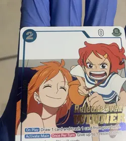 One Piece Girl OP14 Release Event Foil Winner Card P-096 Psa Ready - Image 5