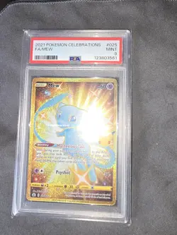 2021 Pokemon Celebrations Mew #025 FA Mint 9 PSA Graded Card - Image 1