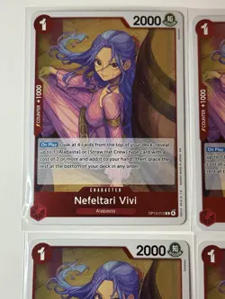 Nefeltari Vivi OP13-012 Carrying On His Will 4 Foil Card Play Set One Piece - Image 2