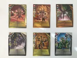 lot of 6 1st generation Bakugan gate cards gundalian invaders - Image 1