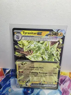 Tyranitar ex 066/197 Obsidian Flames Double Rare NM Pokemon Card - Image 1