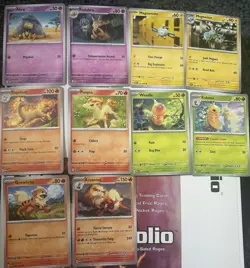 Pokemon TCG Lot of 10 Common & Uncommon Cards From 151 Near Mint - Image 1