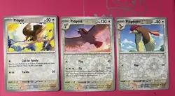 Pokemon TCG Pidgey Evolution Lot of 3 Reverse Holo Cards From 151 NM/M - Image 1