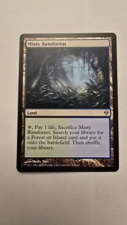 Misty Rainforest - Zendikar (ZEN) 220 MTG - Image 1