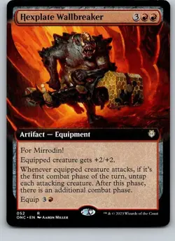 Hexplate Wallbreaker* | Phyrexia: All Will Be One Commander ONC 52 | NM | MTG - Image 1