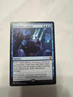 Mnemonic Deluge Magic the Gathering Regular Sorcery Blue - Image 1