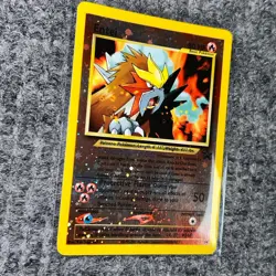 Vintage Pokemon Neo Revelation Entei Promo 34 Reverse Holo LP - Image 3