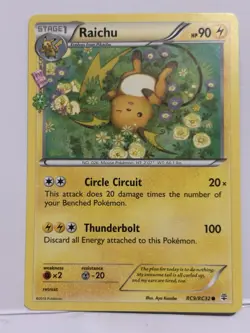 Pokemon Raichu Generations Radiant Collection RC9/RC32 90HP Common English - Image 1