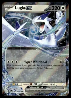 Pokemon TCG Prismatic Evolutions #082/131 Lugia EX NM - Image 1