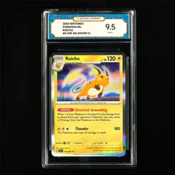 TQG 9.5 MINT+ 2024 Pokemon ENG Raichu 019/091 R - Image 2