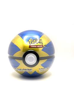 Pokemon TCG 3-Pack Quick Ball Collectable Tin (A24) & Coin - FACTORY SEALED - Image 1