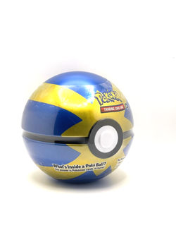 Pokemon TCG 3-Pack Quick Ball Collectable Tin (A24) & Coin - FACTORY SEALED - Image 2