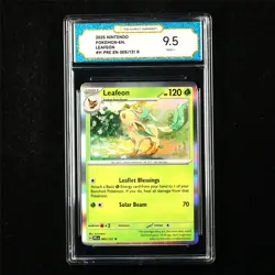 TQG 9.5 MINT+ 2025 Pokemon ENG Leafeon 005/131 R - Image 1