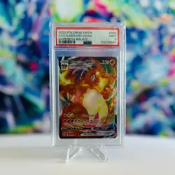 PSA 9 2020 Pokemon Charizard VMAX Darkness Ablaze 020/189 - Image 1